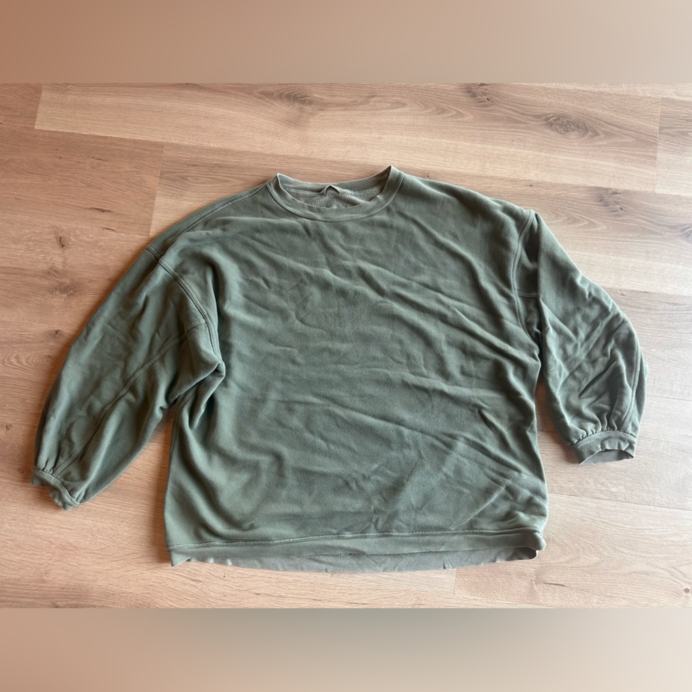 Olive Green Crewneck Sweatshirt